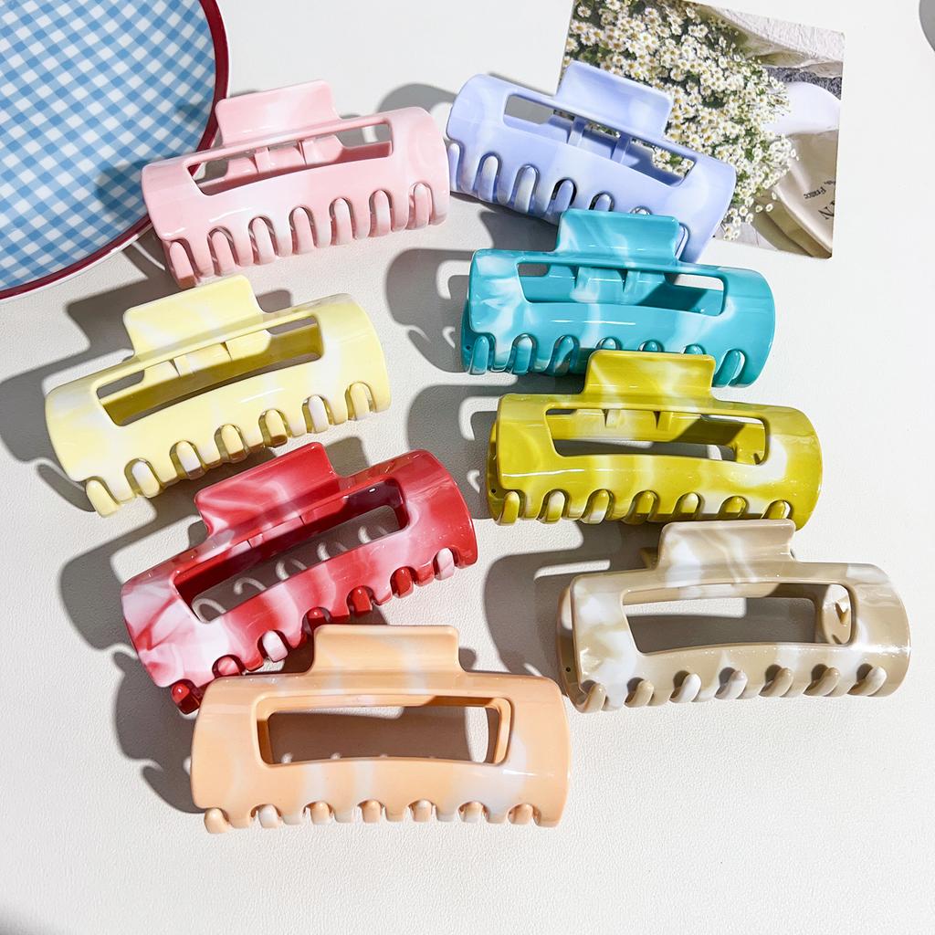 Soft silicone shark clip hairpin anti-collision protection rear head clip hair anti-drop durable clip grab clip
