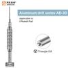 AMAOE AD-2D AD-3D Aluminum Drill Screwdriver for Mobile Phone Repair with S2 Alloy Head High Precision  Maintenance Bolt Driver
