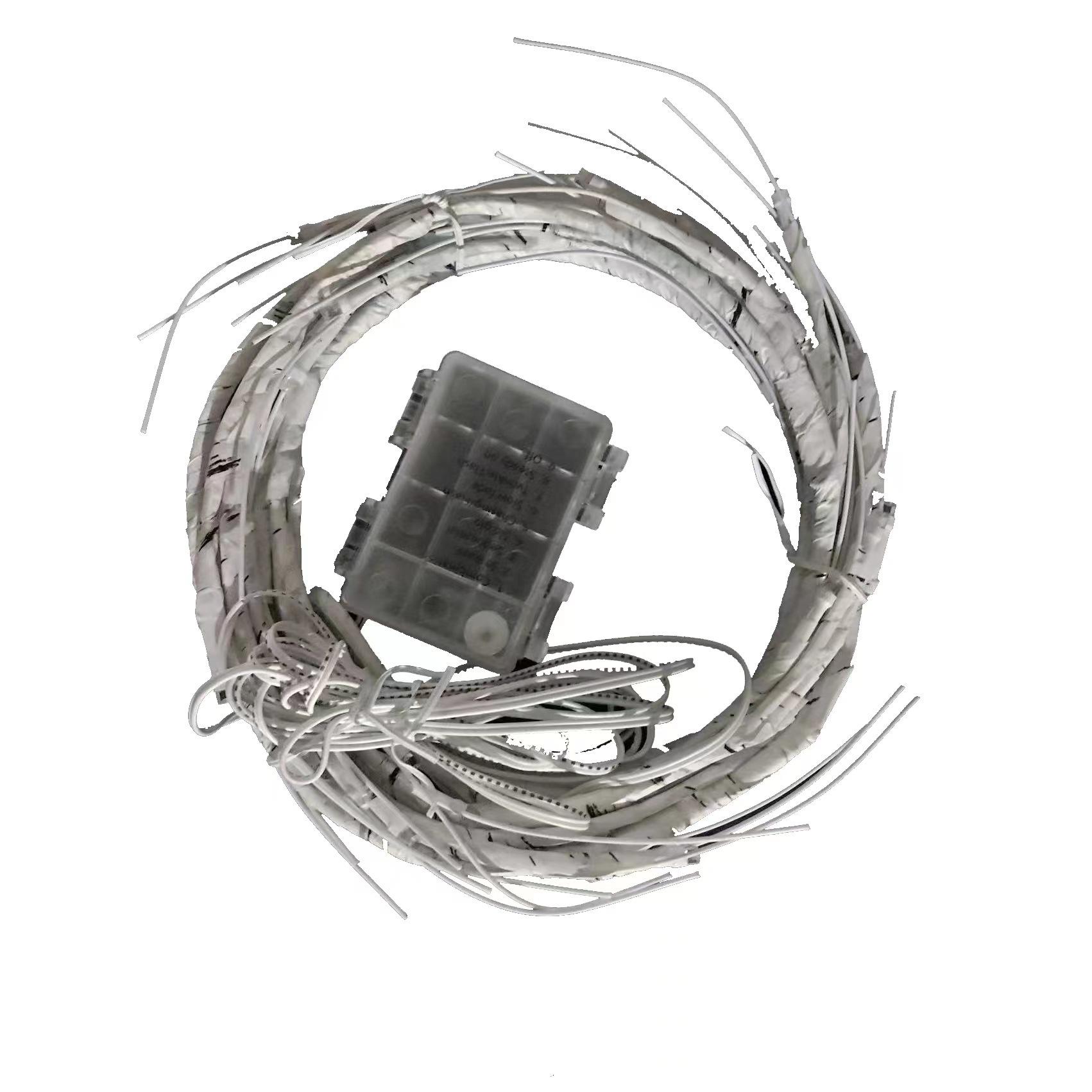 

48 светодиодов Рождественская березовая ротанговая гирлянда Искусственная лоза для дерева Сказочные гирлянды для свадебной новогодней вечеринки Украшение комнаты сада