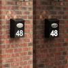 Car or House Door Street Address Mailbox Number Digits Numeral Car Room Gate Vinyl Decal Reflective Stickers White