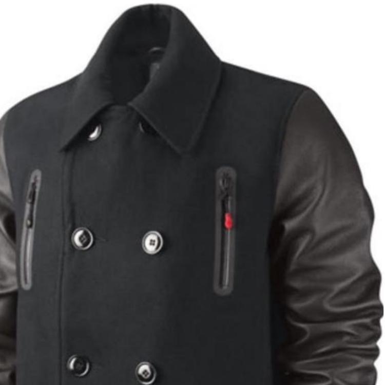 Nike Color Block Double Breasted Jacket Men Jackets Black 507703-010