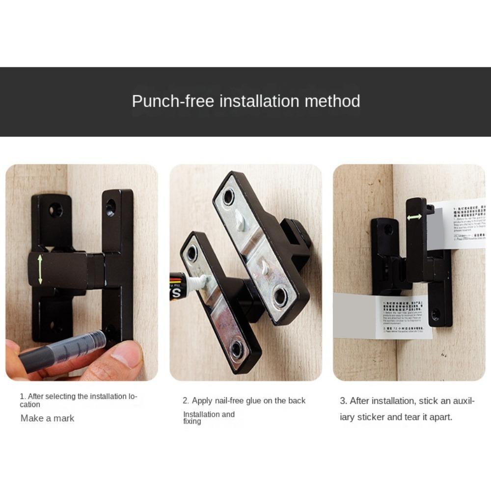 Zinc Alloy Luminous Door Buckle Furniture Positioning Latch New Door Latch  Door
