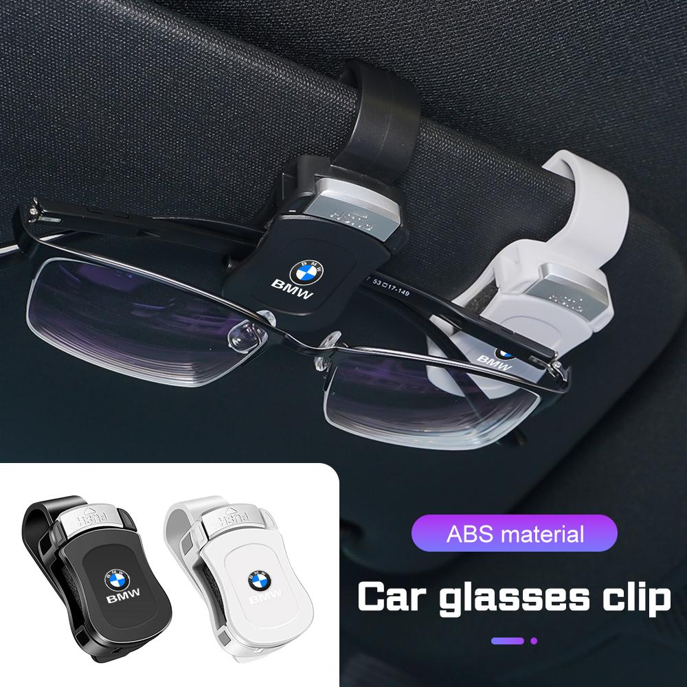 Car Visor Glasses Storage Clip Sunglasses Holder for BMW X1 X3 X4 X5 X6 F15 F16 1 3 5 6 7 Series G30 G32 G11 F48 F39 520 525 320