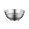 IMEEA Ramen Bowl, Noodle Bowl, Salad Bowl, SUS304 Stainless Steel, Double-Walled, 22cm, Set of 2, Insulated, Dishwasher Safe, Hairline Finish, Suitabl