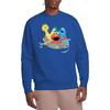 Sesame Street Unisex Adult Deck The Halls Christmas Sweatshirt