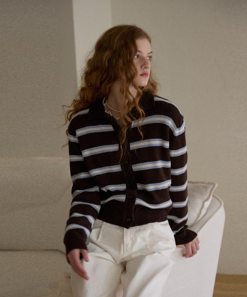 Opendoorstudio Combi Cardigan Brown