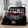 HKS Racing Car Printed Blankets Fashion Warm Blanket Soft And Comfortable Blanket Home Travel Blankets BedLinings Birthday Gift