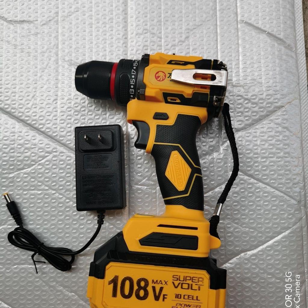 High-Power Cordless Rechargeable Impact Drill & Electric Screwdriver