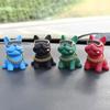 1pc Creative Bulldog Car Ornaments Feel Comfortable Resin Material Car Dashboard Decoration Car Accessories Interior Decor