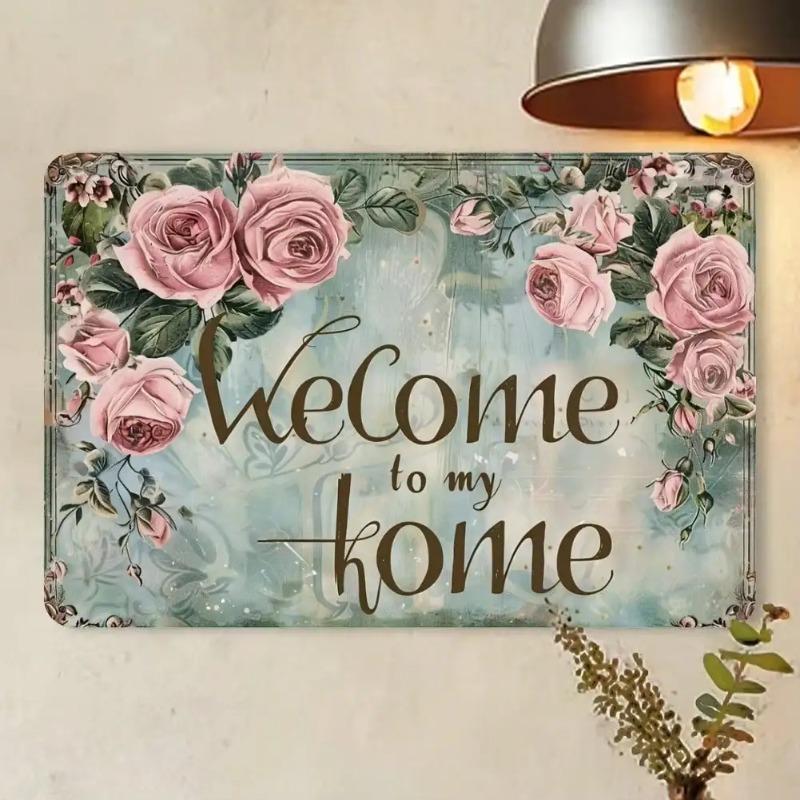 Vintage Tin Metal Wall Sign Home Decor Bar Cafe Halloween Art