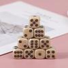 10Pcs 16Mm Acrylic Ivory Dice D6 Dice For Board Game Round Entertainment Party