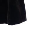 SAGA MINK Real Fur Coat Dark Brown Fur Women Used