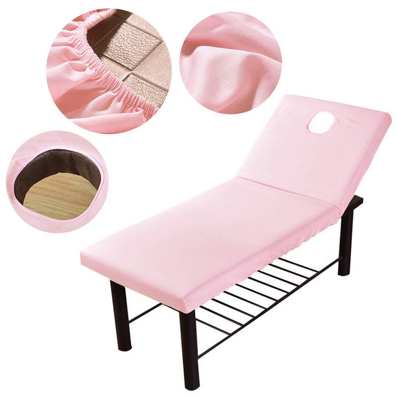 Breathable Massage Table Sheet With Elastic Band Hole Beauty Salon Couch  SPA Therapy Bed Cover