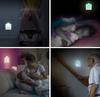 Lamp with twilight sensor for contact light