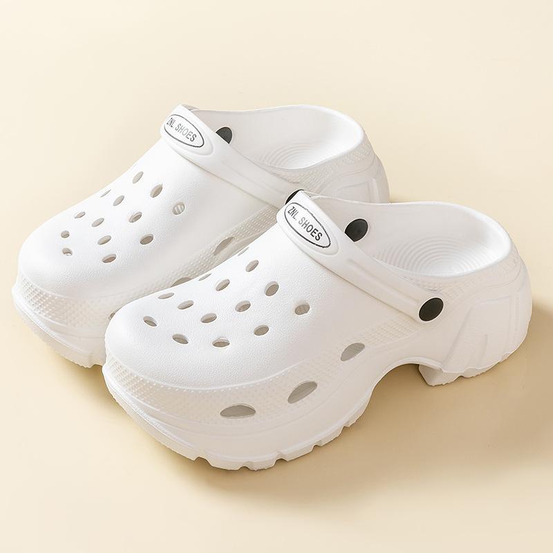 Gaten schoenen dames zomerkleding nieuwe schattige sandalen plateauzool antislip strand verpleegkundige slippers