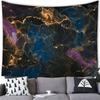 Silk-Textured Pigment Blending Digital-Printed Polyester Tapestries Living Rooms Bedrooms Macrame Wall Hanging Room Decor