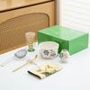 Matcha Set Hand-painted Christmas Tree Pattern Christmas Gift Box Suitable for Gift Giving