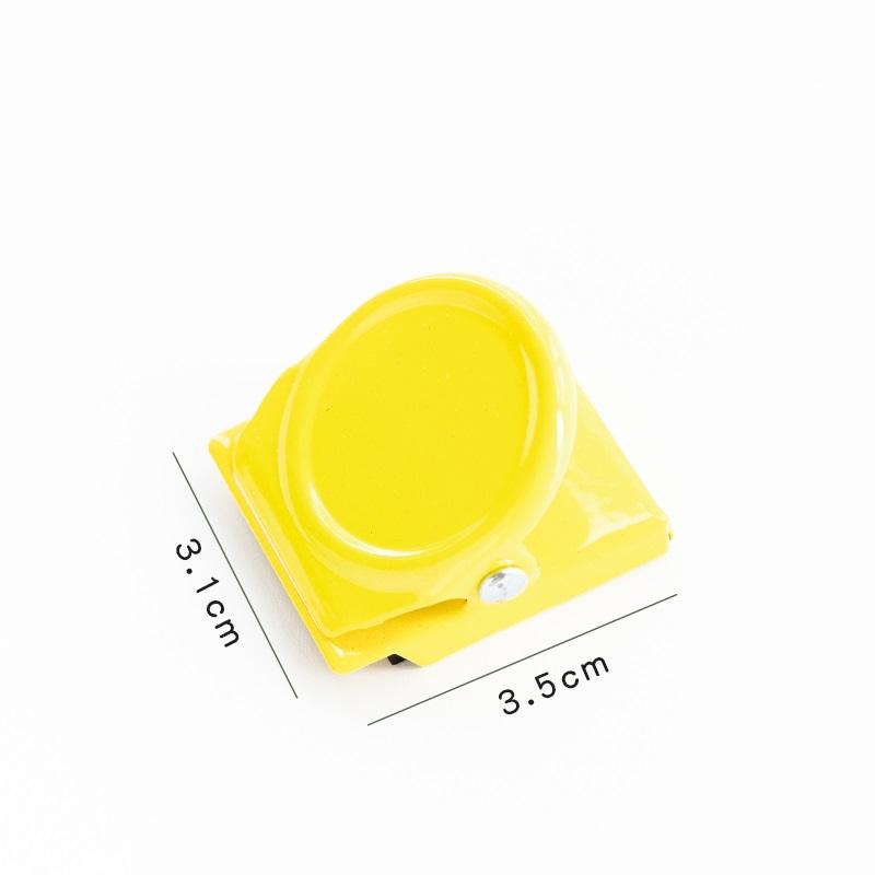 Round Magnetic Paper Clip, Refrigerator Magnet Menu Holder, Square Magnetic Clip