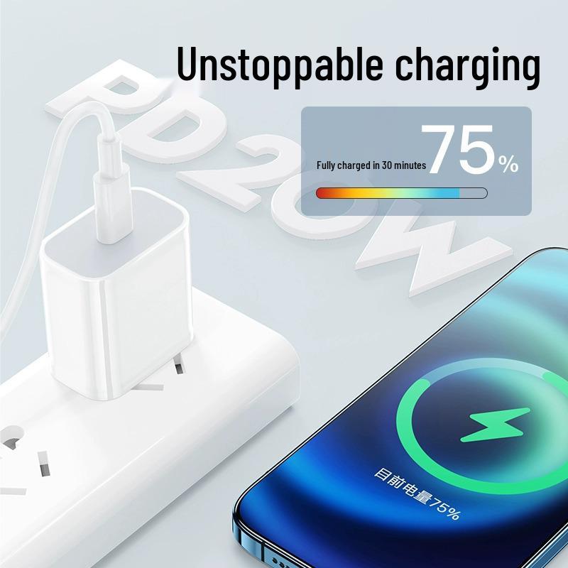 3C Certified PD 20W Fast Charger for Apple Devices - Mobile Phone Charging Head