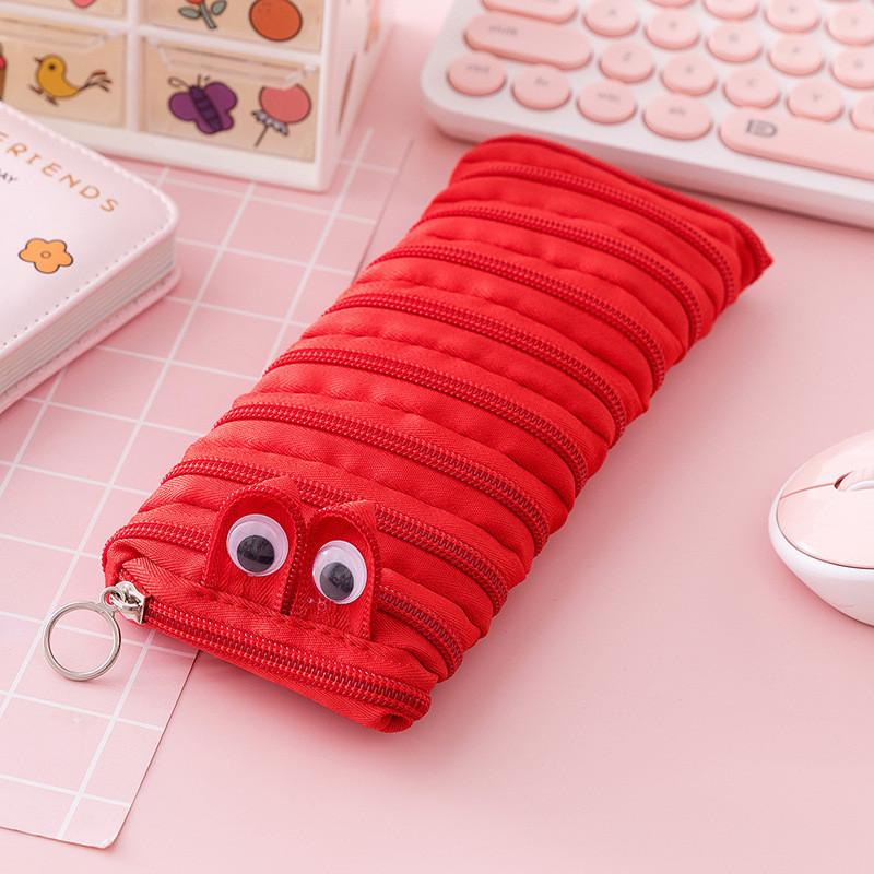 Entzückendes Canvas Reißverschluss Federmäppchen Für Kinder Niedliche Kreative Koreanischer Stil Schreibwaren Tasche