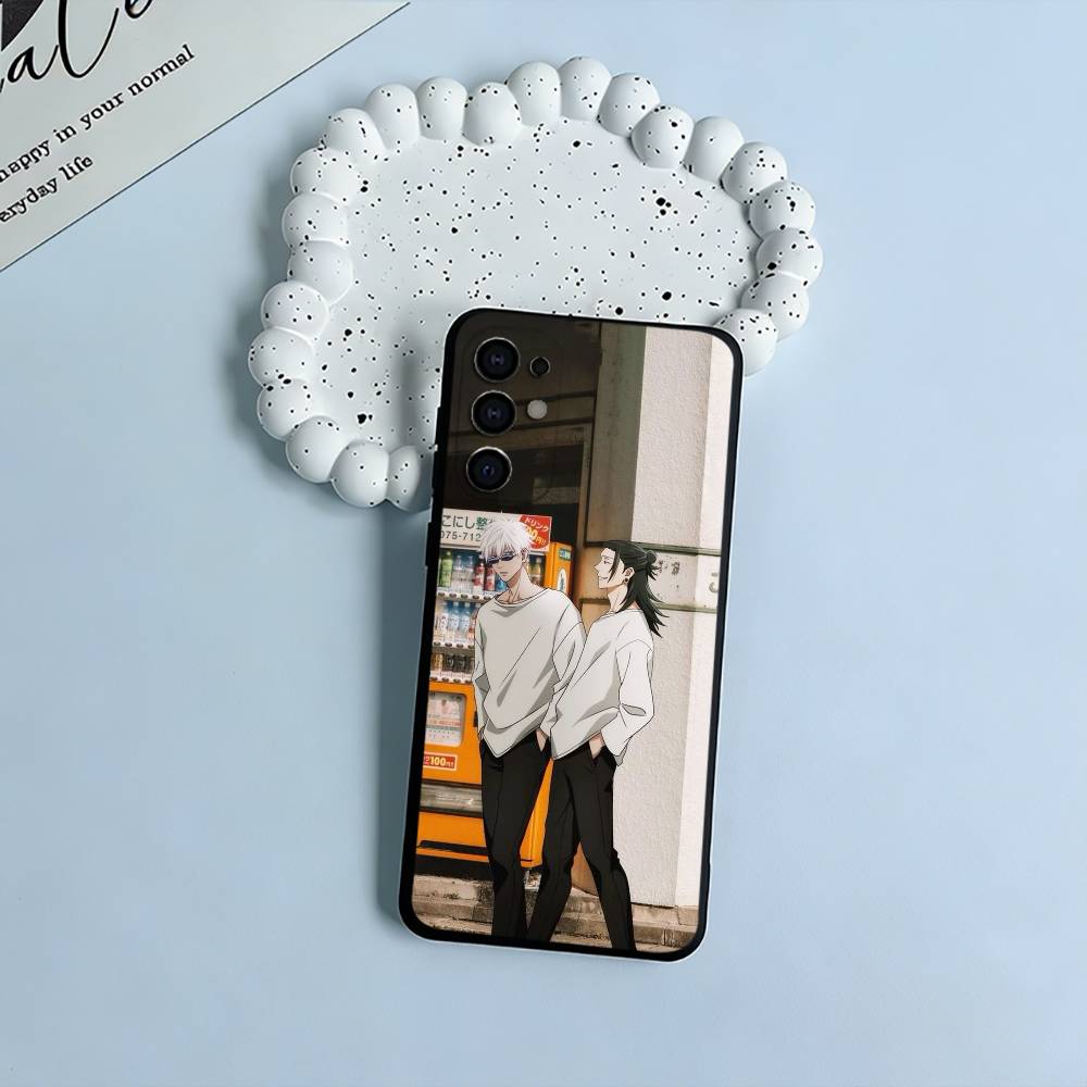 J-J-ujutsu Kaisen-S-uguru- Geto Soft Silicone Case for Samsung S25, S24, S21, S22, S23, S30, Ultra, S20, Plus, FE, Lite-Black