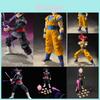 Figura de Acción de Goku de Dragon Ball Colores Brillantes Material de PVC Seguro y Duradero Genial Para Coleccionistas