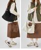 Water-Repellent Women's Minimalist Nylon Shoulder Bag