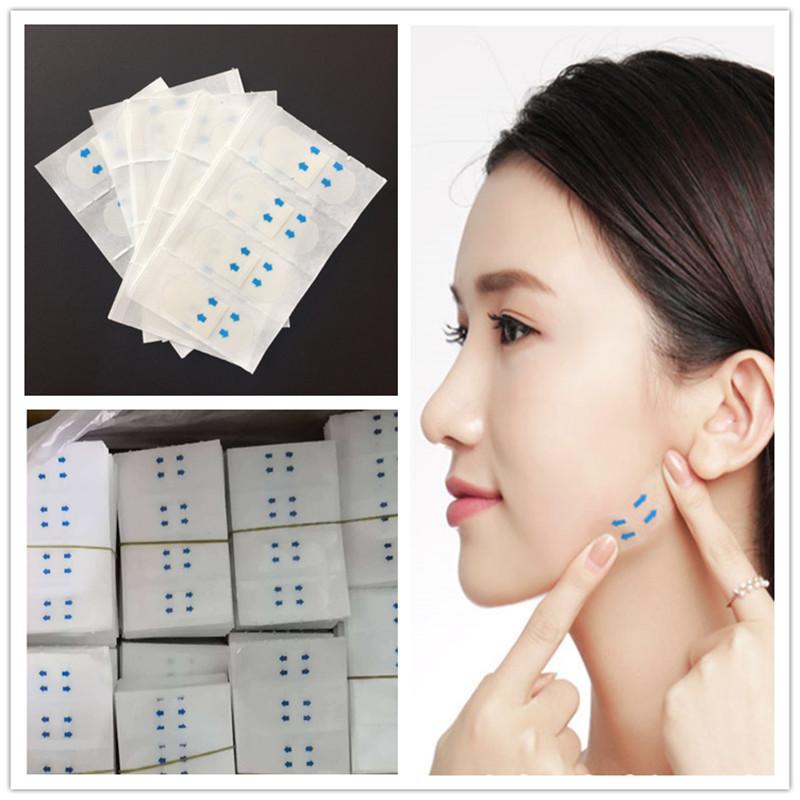 8/40/80Pcs Face Lifting Patch Invisible Thin Face Stickers Face Lift Up V-Shape Adhesive Tape