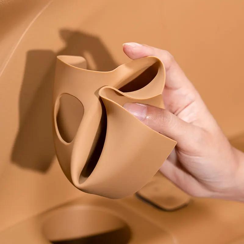 For VOYAH Dreamer 2025 Three Row Silicone Water Cup Pad Anti Slip Scratch-Resistant Car Interior Storage Modified Accessories