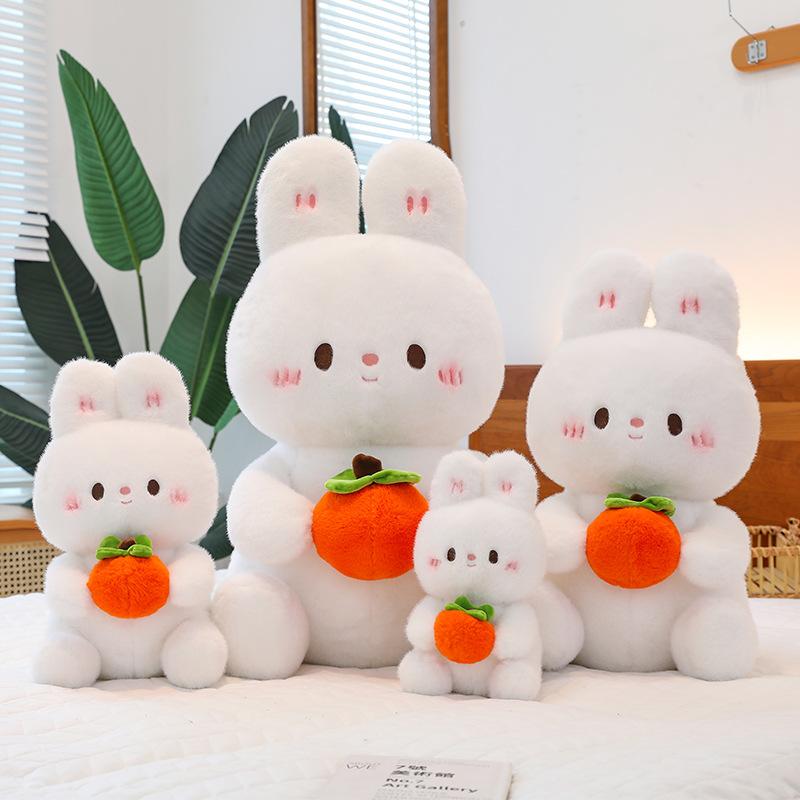 Cute Things Happen Rabbit Plush Toy Doll Creative Persimmon, Ruyi Little Rabbit Doll Girl Gift