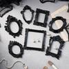 1Pcs European-Style Resin Material Black-Edged Prop Photo Frame, Diy Wall Decoration, Suitable For Shooting Props