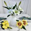 Flower Lily Artificial Wedding Hotel Restaurant Desktop Decoration Ornament Room