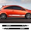 2pcs Car Stickers Auto Vinyl Film Wrap Both Side Stripes Decoration Styling Decal Automobiles Sports Tuning DIY Car Accessories