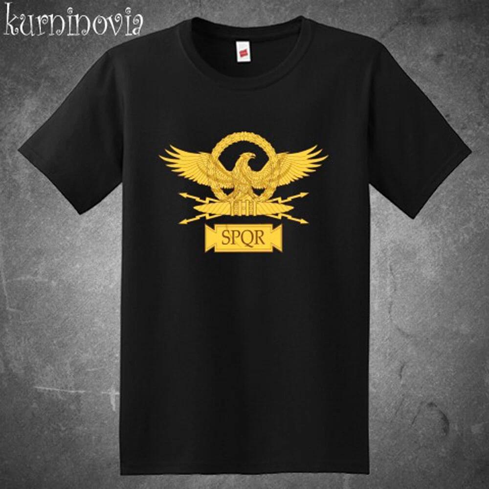 SPQR Roman Eagle The Roman Empire Men s Black Size S to 5XL M