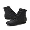 Scarpe da Ballo Alte Oro e Argento Pelle Lucida Performance sul Palco Adulti Bambini Tela Stivali Jazz Scarpe Nere Donna
