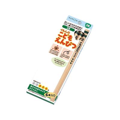 KUMON Children's Pencils, Length 17 Cm, 2B