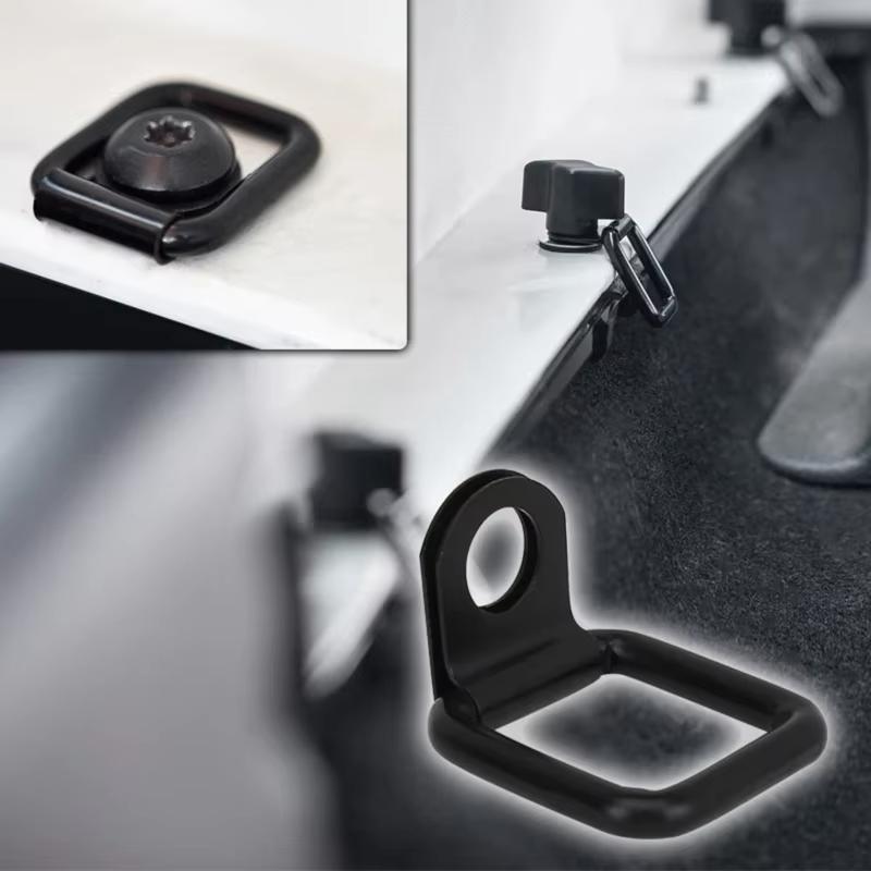 10Pcs Metal Pull Hook Anchor Cargo Tie Down Ring Retainer Fixing for Trailer,rear Box Pull Buckle Hook Modification Parts