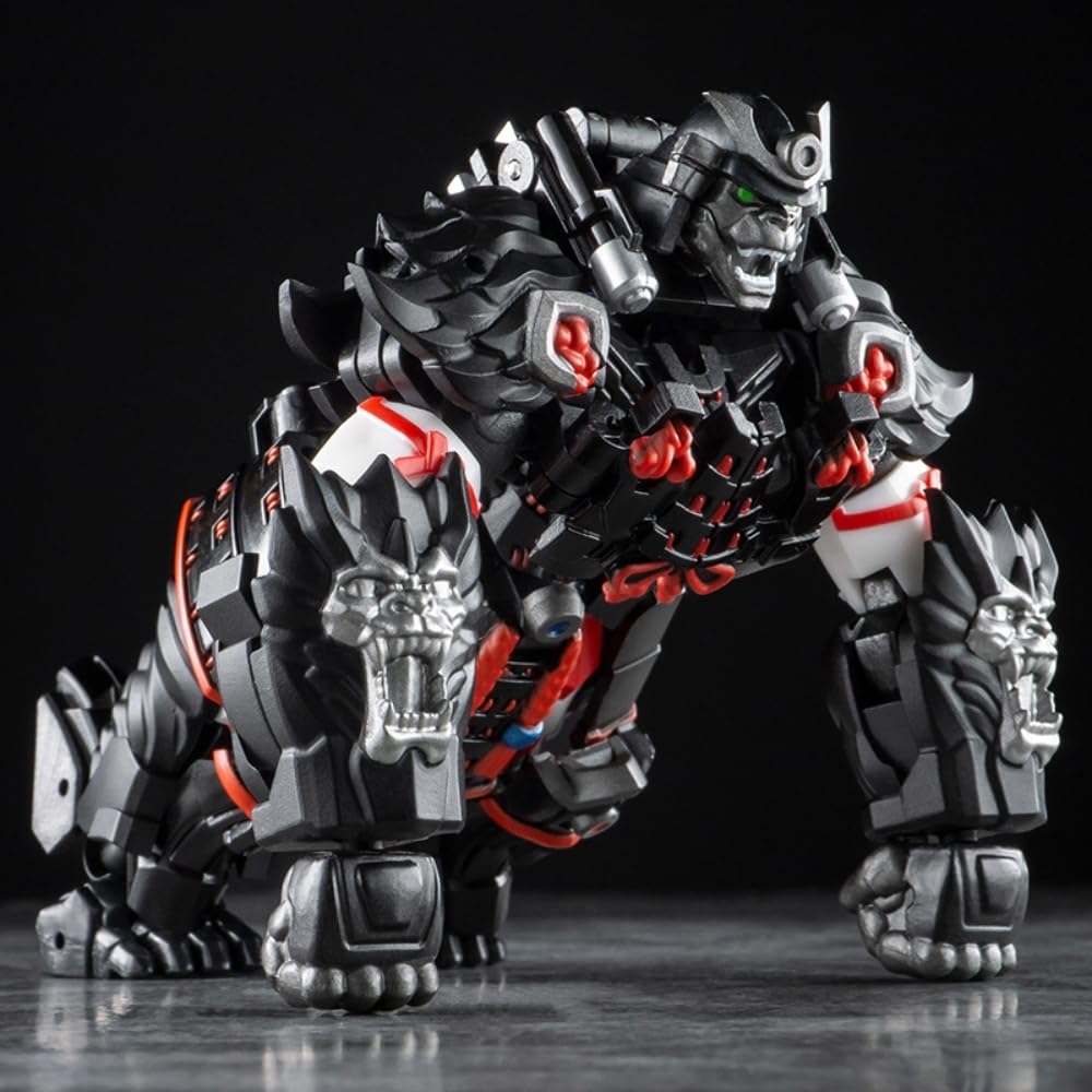 HiPlay Iron Works 1/12 Scale Primitive Warrior Great Ape General EX-75 Movable Action Figure with Accessories, Full Set, Samurai Version