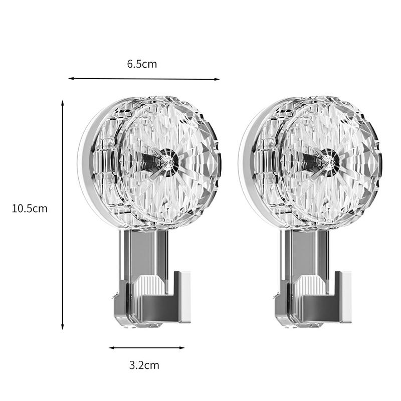 3pcs Removable Swivel Strong Suction Cup Hook Water And Moisture Resistant Suitable For Kitchen Bathroom