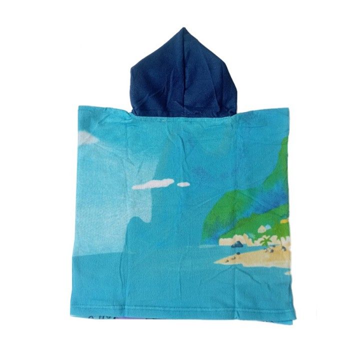 Poncho De Bain Lilo & Stitch Disney - Bleu