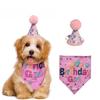 Nuevo Estilo Set de Sombrero de Fiesta y Pajarita para Mascotas para Gatos y Perros