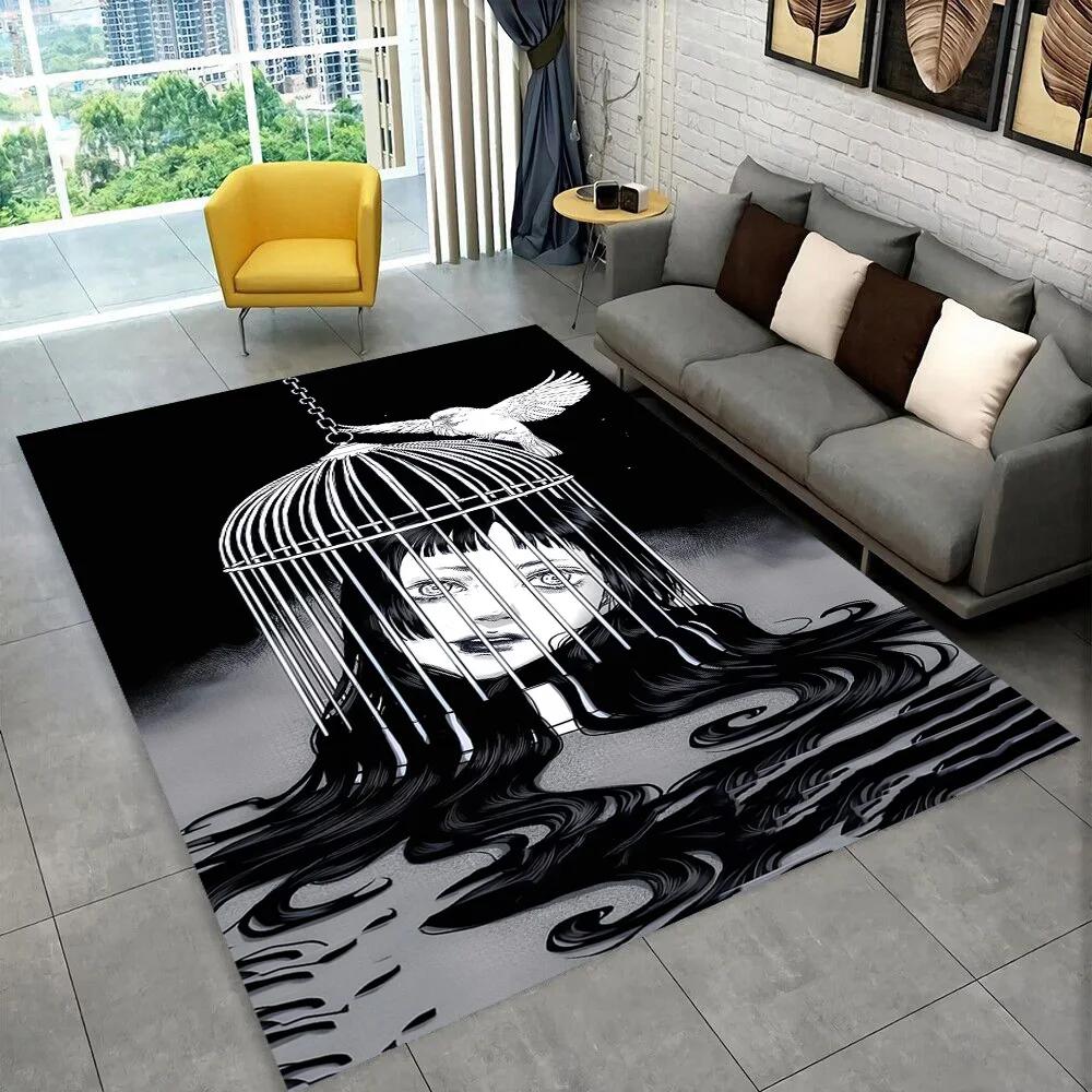 Horror Ito Tomie Kawakami Duch Kreskówkowy Dywanik Dywan do Salonu Sypialni Wystrój Domu, Dekoracja na Sofę Wycieraczka