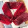 European and American Style Thickened Imitation Fox Fur Scarf: Warm, Versatile, Plush Neck Warmer