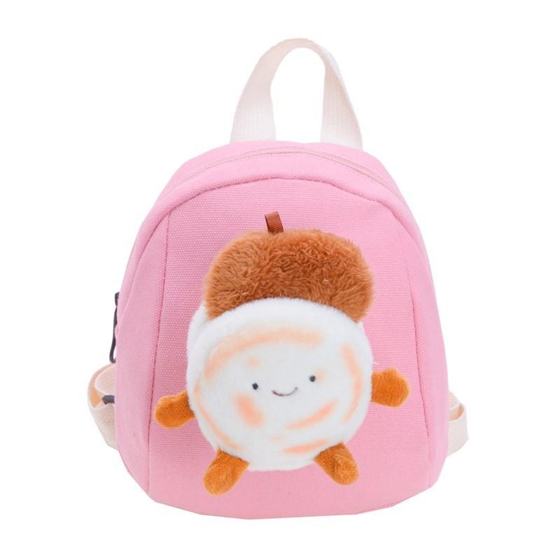 Kindergarten Cartoon Nylon Backpack Plush Doll Unisex Kid Schoolbag Fashion