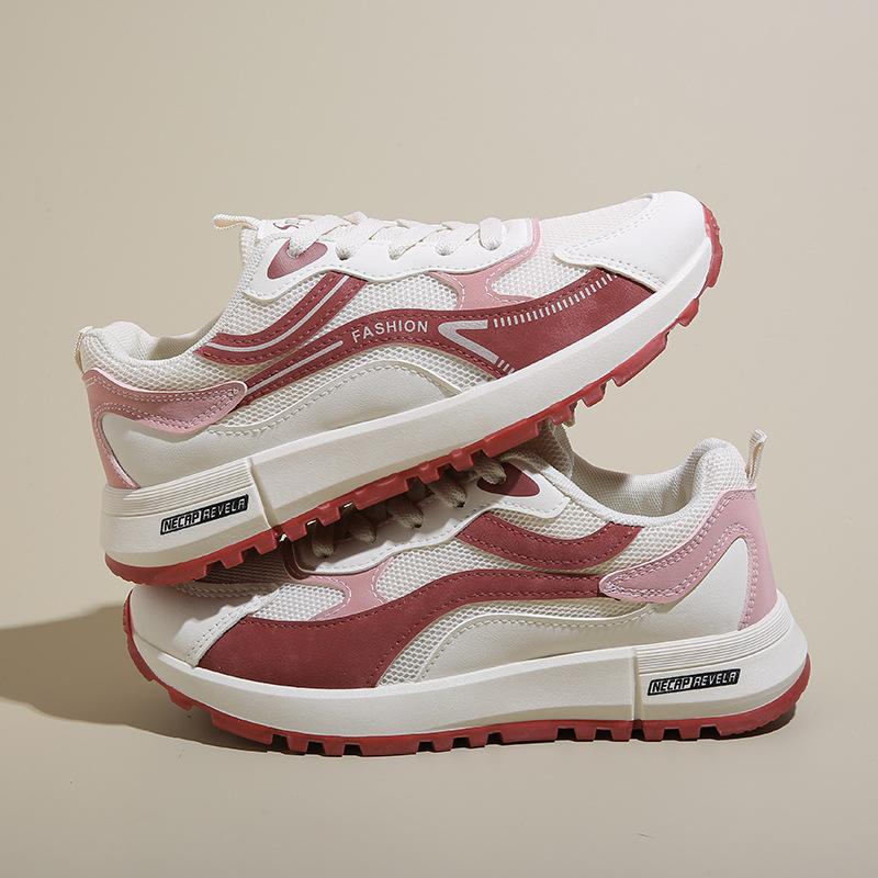 

2025 autumn new Korean version breathable dad shoes women ins student casual shoes women s platform running shoes women 5501 35