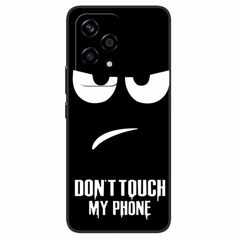 For Honor 200 Lite Case Animlas Painted Cool Silicon Black Soft Bumper for Honor 200Lite Phone Cases Wolf Cartoon TPU Shells Bag