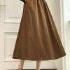 New Arrivals Open Run Women Flared Basic Solid Skirt