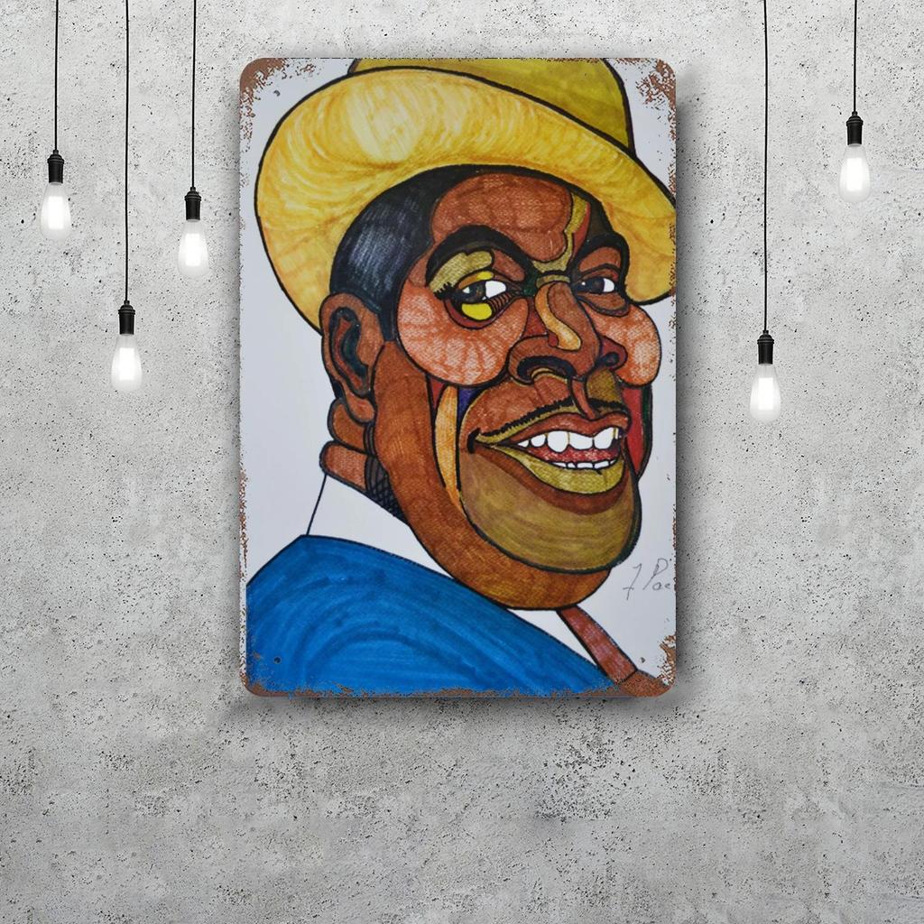 Fats Domino Decor Poster Vintage Tin Sign Metal Sign Decorative Plaque for Pub Bar Man Cave Club Wall Decoration