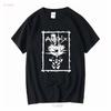 AMEBIX T shirt long or short sleeves vintage Washed Top For Everyday Wear graphic Stretched Casual streetwear Slightly fashion