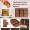 Dubai Chocolate Mold Set, 3x10 Divisions, with 50 Wrapping Foils, Silicone Chocolate Mold, DIY Baking Tool